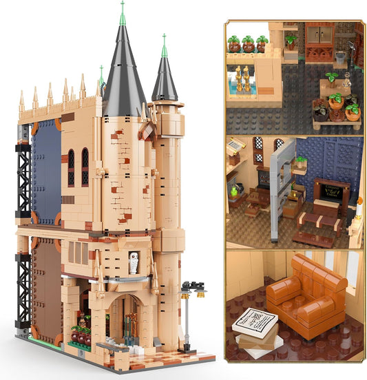 Astronomy Tower Toy Building Set, Harry Theme Castle Building Toys (1107 PCS) Build and Play for Boys Girls 8 9 10 11 12 13 14 Year Old, Gift Ideas for Harry Fans
